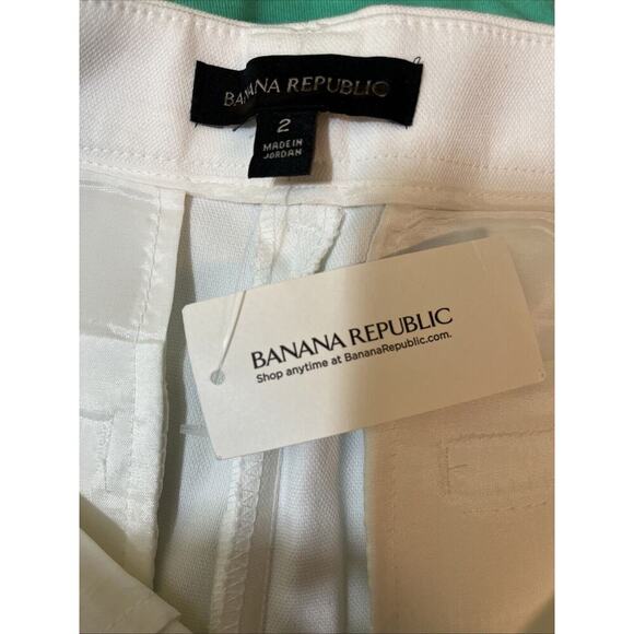 Banana Republic Women’s Shorts Size 2 White NWT Capsule Wardrobe - Picture 6 of 7